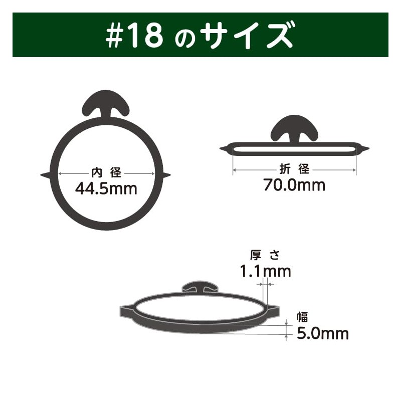 輪ゴム オーバンド たばね #18 < 50g透明袋 > 黒色 少量 包装