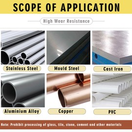 Eastrise Step Drill Bit Set,High Speed Steel,Cone Drill Bits Hole Cutter for Wood Stainless Steel Sheet Metal(4-12mm,4-20mm,4-32 mm)-3PCS