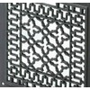 Minuteman International Cast Iron Floor Grate Grille, Black