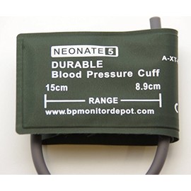 Durable Reusable Neonate Blood Pressure Cuffs Availabe in 5 Size , Also Good for Veterinary Use (Size 5 (8.9-15 CM) (3.5.-5.9 inch))