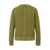 s.Oliver Women's Cable Knit Cardigan, 7774 Green