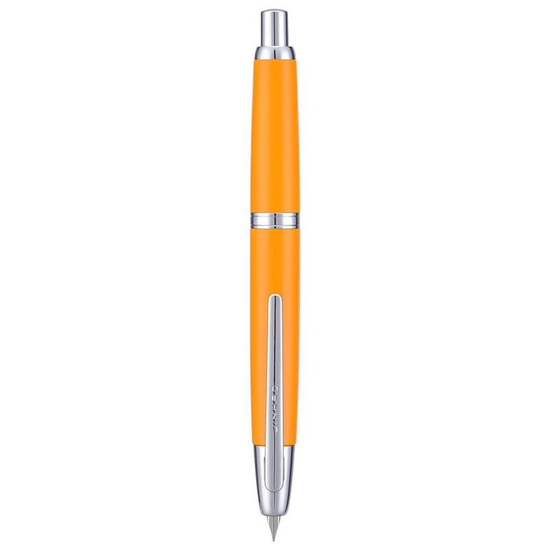 Jinhao 10 Capless Fountain Pen with Box, Orange Retractable Fine