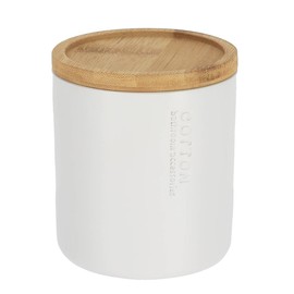 Tendance Cotton Box Polyresin Bamboo Lid – White Bamboo