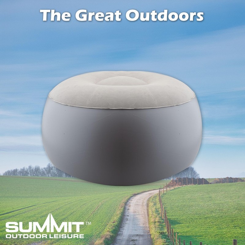 VFM e-Store - Inflatable Foot Stool Easy, Durable, Pack Away,