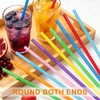 1000 Pack Colorful Flexible Plastic Straws