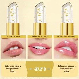 Pintalabios que cambia de color, bálsamo tintado activado por el pH para un color personalizado, brillo labial hidratante de larga duración, fórmula hidratante y no pegajosa (2PCS)