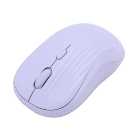 Wireless Bluetooth Mouse, 2.4 GHz Cordless Dual Mode Computer Mice with Receiver, 3 Adjustable DPI, Portable Silent Mouse for Desktops Laptops PC (Violet)