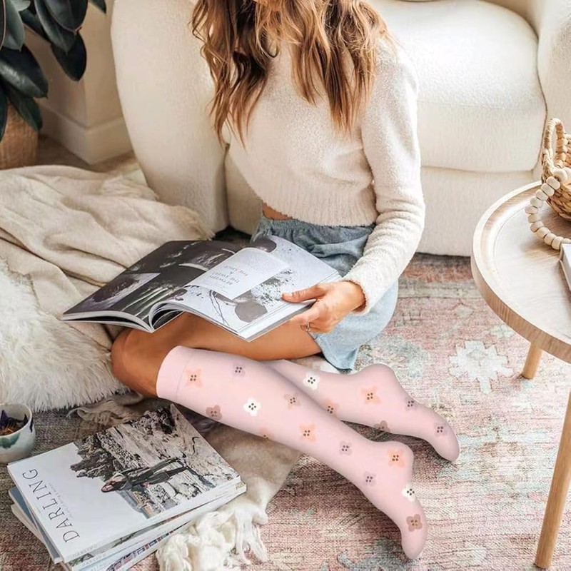 Compression Socks for Women and Men 6 Pack Copper Compression