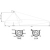 SEBSON SEBSON? Bewegungsmelder Aussen - 2er Set - IP65 Aufputz,