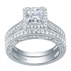 Newshe Engagement Wedding Ring Set for Women 925 Sterling Silver