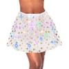 Dmaiy Light Up Women Tutu Skirt Polka Dots Tulle Dance
