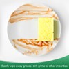 M METERXITY 6-Pack Kitchen Sponges, Condense Eco Cellulose Non-Scratch Scrub