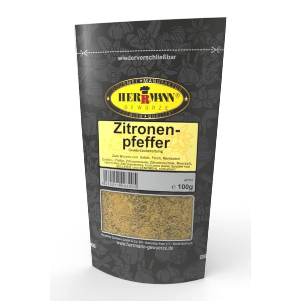 Lemon Pepper 100g Spice Mix