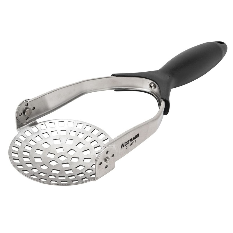 Westmark 61282270 Potato Masher, Foldable for Space-Saving Storage, Stainless Steel/Plastic,
