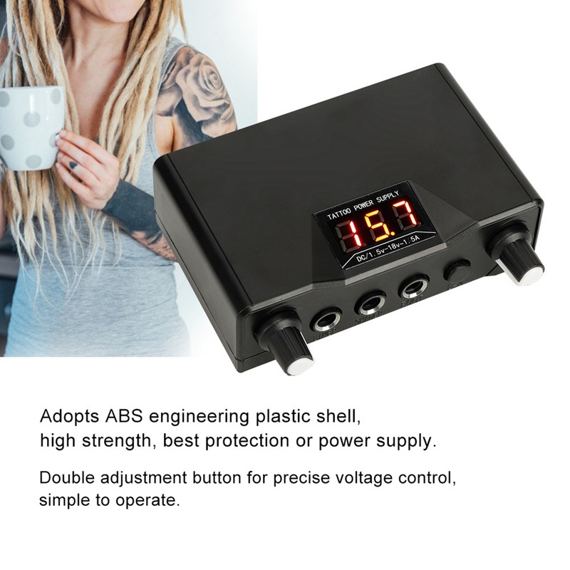 Professional Tattoo Power Supply LCD Display Tattoo Transformer Regulator Tattoo