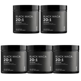 Toniiq Black Maca Root Ultra High Potency Capsules 120 Tablets, 5 Pieces / Toniiq 토니크 블랙 마카 루트 울트라 하이 포텐시 캡슐 120정, 5개