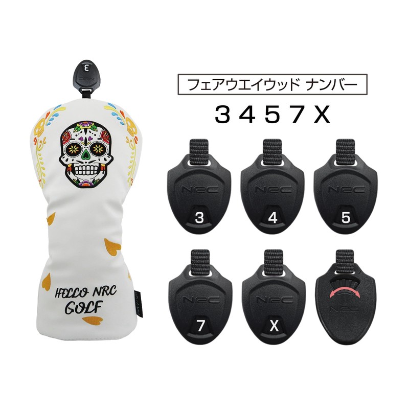 Golf Head Cover Utility Cover Set Driver 460cc 440cc Compatible