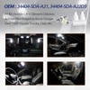 Xislet 924-798 Dome Lamp Switch Kit with 4 Bulbs Compatible