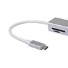 Equip 133480 Adapter USB-C/ 5-in-1 USB-C Multifunctional Adapter/HDMI/2xUSB3.0/SD/4K30Hz/0.15m/Silver