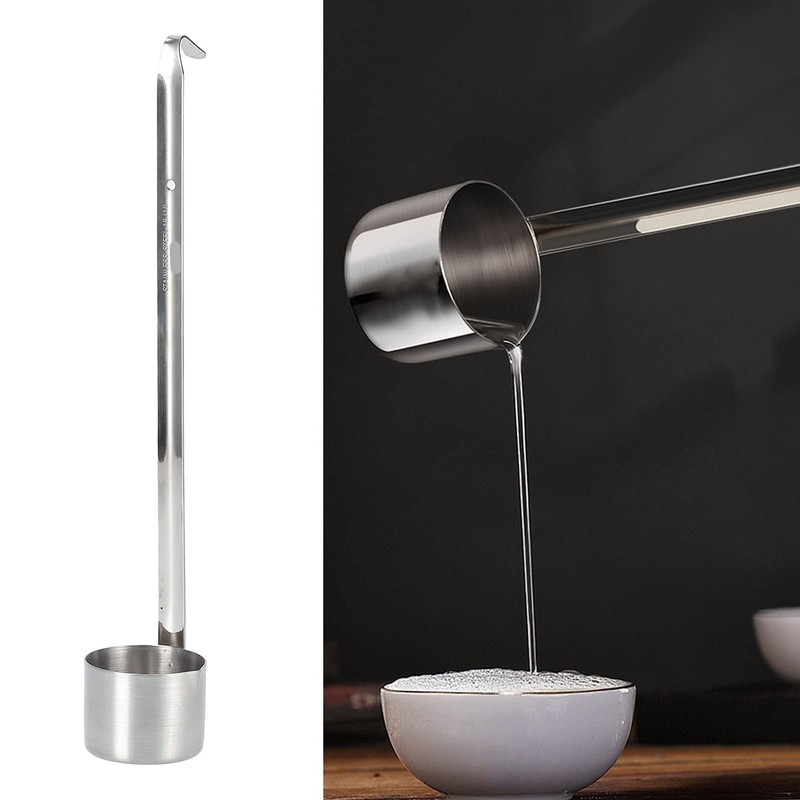 Wine Ladle, Stainless Steel Spoon Wine Dipper Long Handle Pouring