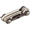 Topeak TT2506 mini 6-piece folding tool set in silver colour