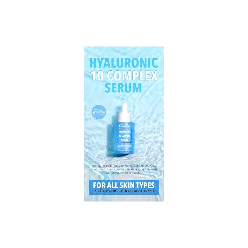 Moira Skincare Serum Ácido Hialurónico 10 Complex