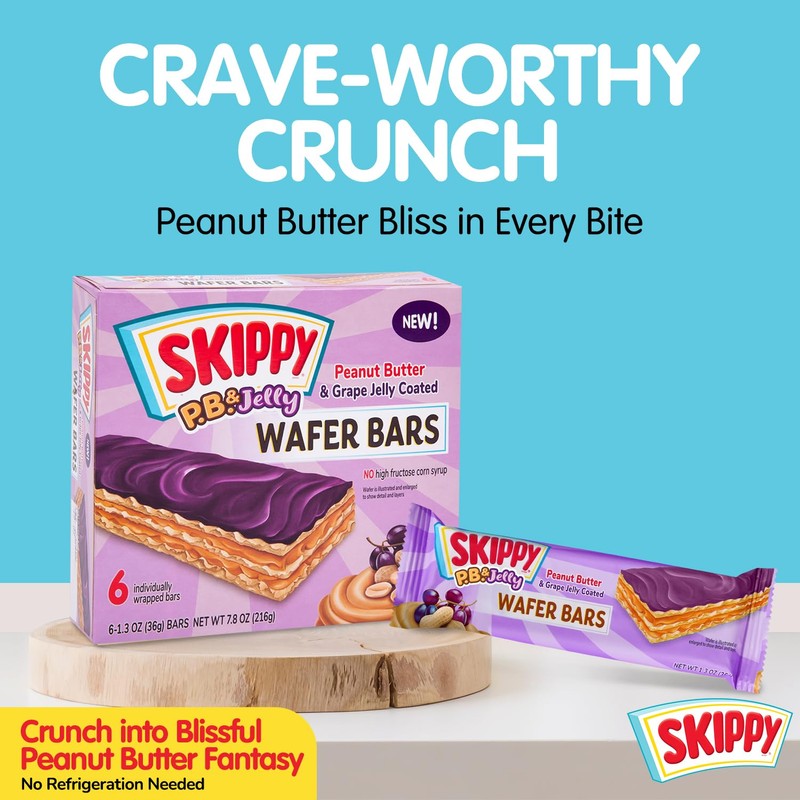 SKIPPY P.B. & Jelly Peanut Butter And Grape Jelly Coated