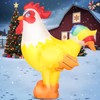 DomKom 6FT Rooster Inflatables Christmas Spring, Farm Ranch Blow up