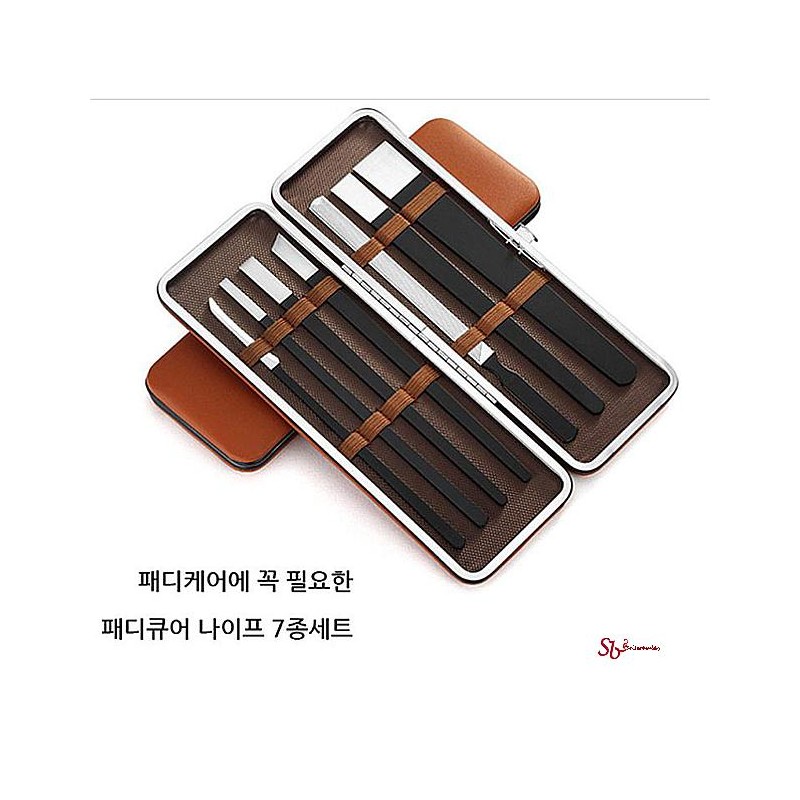 미미샵D 7-Piece Pedicure Tool Set for Foot Care - Self-Pedicure,