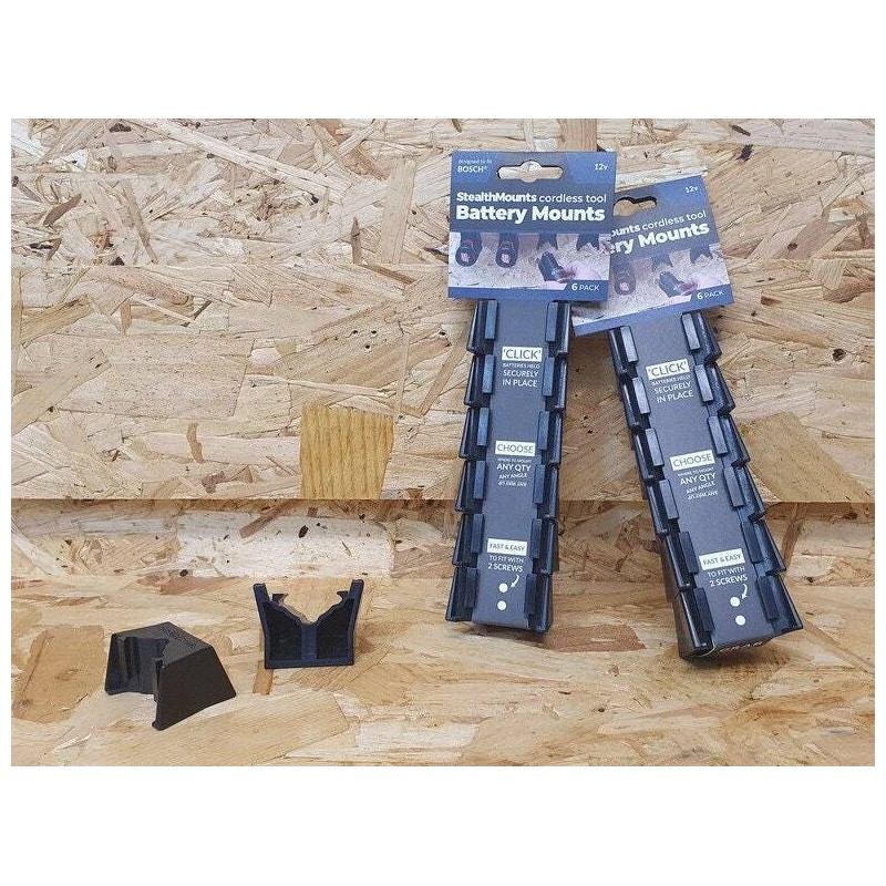 Battery Stealth Mounts Bosch 10.8V 12V Battery Mounts