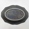 Utsuwa Roan 513-0020 Mino Ware Oval Plate, Approx. 9.8 x