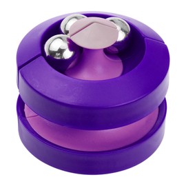 Tabanzhe Labyrinth Ball Pinky Sensory Spinning Toy Cube Bead Orbiting Ball Relieves Anxiety and Stress Stress Reducing Fingertip Gyroscope, Interactive Puzzle Game for Kids and Adults （Purple）