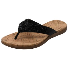 Kenneth Cole REACTION Women's GLAMATHON, Black/Natural, 8.5