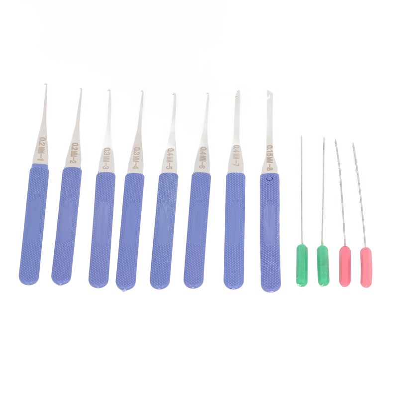 12PCS Tap Extractor Spring Steel Tap Remover Tool Kit Stripped