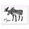 Lantern Press Maine, Moose Double Exposure (52 Playing Cards, Poker