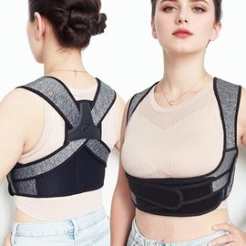 Posture Corrector for Women - Invisible Lightweight Back Brace for Neck, Shoulder and Upper Back Pain Relief - Improve Posture, Correct Hunchback Slouching (L)
