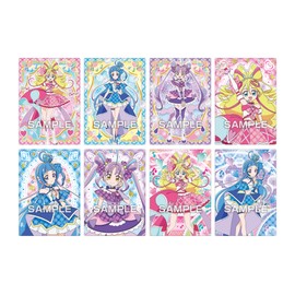 ENSKY Kimi to Idol Pretty Cure Glitter Trading Collection with Gum, 20 Pieces, Candy Toy, Gum