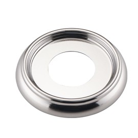 Sperwoesy 304 Stainless Steel Tub Spout Cover Ring, Wall-Mounted Pipe Cover for 28mm (1.1") Diameter Decorative Faucet Pipe Cover (Chrome)