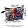 MoCaliduccious Octopus Makeup Bag for Women Travel Cosmetic Organizer Bag