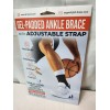 Dr. Brace Elite Ankle Brace with Strap, Black, Large