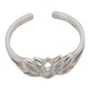 Touch Jewellery 925 Sterling Silver Lotus Toe Ring