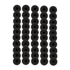 HEOPBIRD Earbud Sponge Cover Protector Soft Foam Tips Cushions 18mm Replacement for Walkie Talkies Headphones Earbuds and MP3 MP4 Headsets,Comfortable and Durable 50pcs