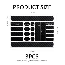 EOWVISN 3 Sets Of Bicycle Frame Protective Film, Bicycle Scratch-Resistant Stickers, Waterproof Stickers, Bicycle Accessories.