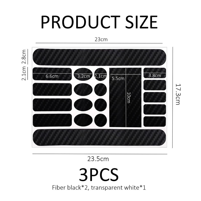 EOWVISN 3 Sets Of Bicycle Frame Protective Film, Bicycle Scratch-Resistant