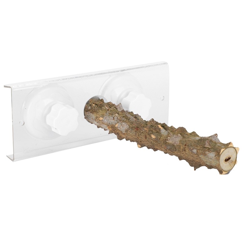 20CM Pet Bird Shower Standing Rod Parrots Outdoor Portable Wood