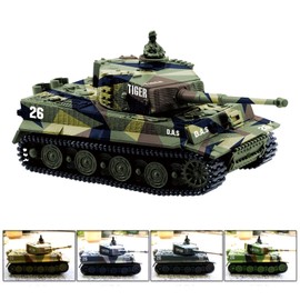 Cheerwing 1:72 German Tiger I Panzer Tank Remote Control Mini RC Tank with Rotating Turret and Sound