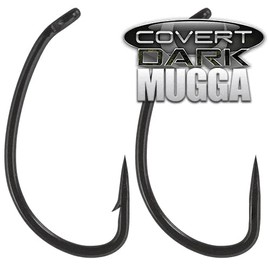 Gardner Covert Dark Mugga Hooks: Barbless: 8
