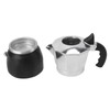 Moka Pot with Double Valve 150ML octagonal Aluminum Moka Stovetop