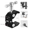 KRGNPLE Color: Black 15-55mm Quantity: 2 Pipe Clamp Super Clamp