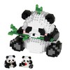 Dawdix 3-in-1 Panda Mini Building Blocks Panda Building Blocks Building